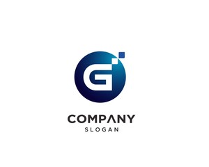 Letter G Modern Creative Logo Design Template