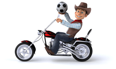 Fun Cowboy - 3D Illustration