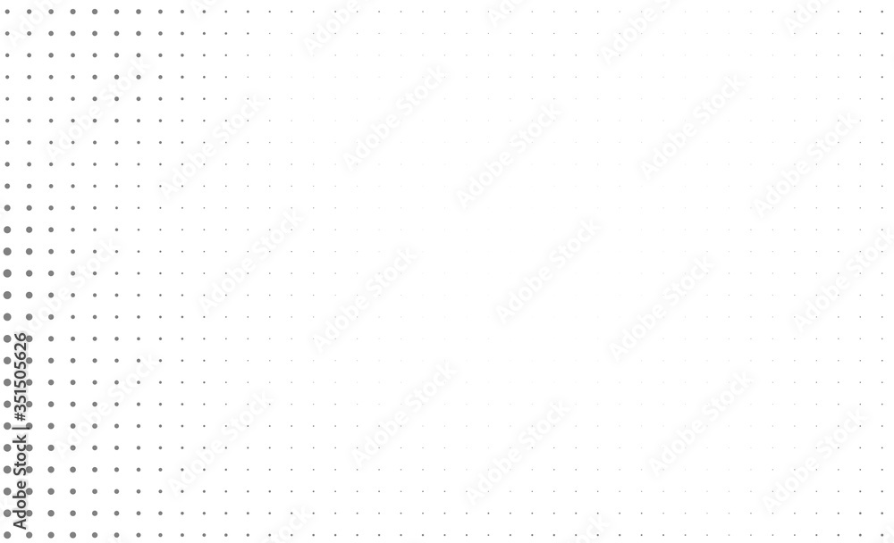 Poster abstract white and gray gradient background.halftone dots design background. illustration.