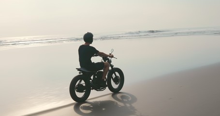 biker beach motorcycle