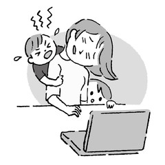 Telecommuting Mother