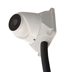 Spherical IP security camera on white