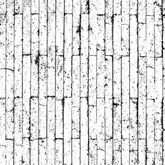 Grunge background black and white. Texture of chips, cracks, scratches, scuffs, dust, dirt. Dark monochrome surface. Old vintage vector pattern