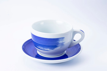 tea cup on a white background