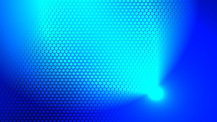 Abstract creative gradient halftone dot background. Vector illustration.