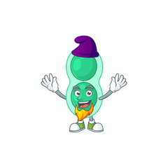 A charming fairytale of green streptococcus pneumoniae Elf cartoon drawing concept