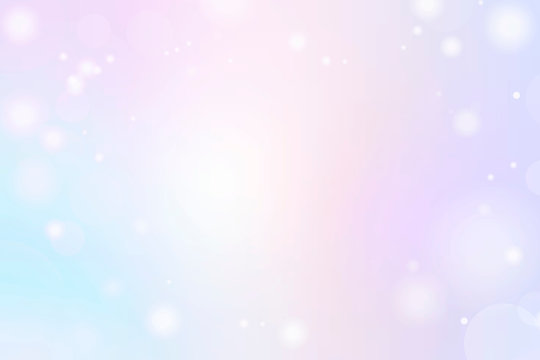 Pastel colorful gradient with Bokeh light background