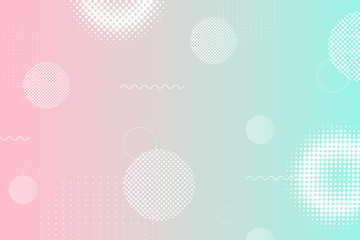 Pastel Memphis style pattern background
