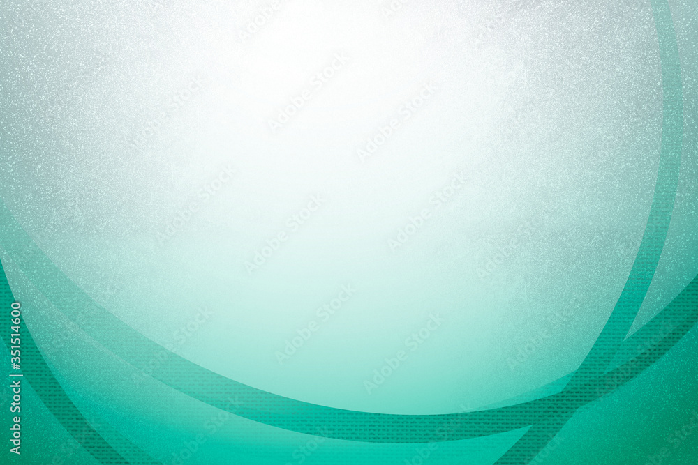 Canvas Prints teal green curve frame template