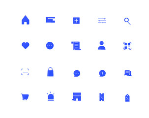 set of eccomerce vector icons for mobile application and other websites