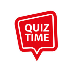 quiz time with cool font	