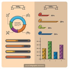 Infographic of holiday and hobbies