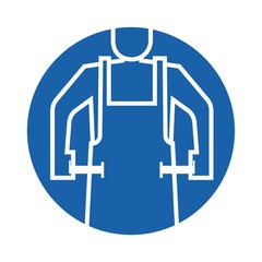 person wearing apron