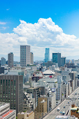 あべのハルカスと大阪の街
