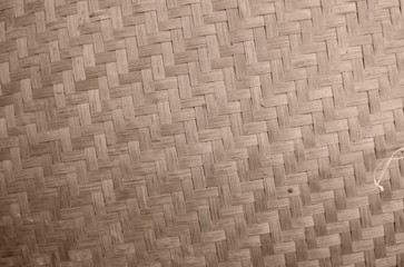 texture of woven rattan
