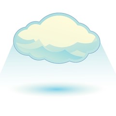 Cloud with a ray