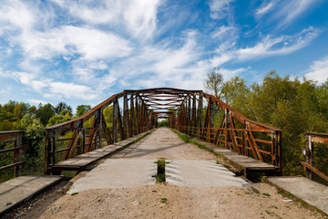 The old Prussian bridge in Talpaki village