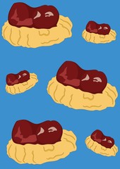 pastry background design