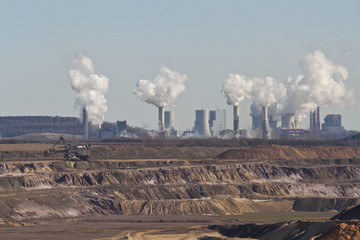 Mining of lignite to generate electricity in Germany