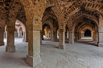 Khirki Mosque in Delhi, India