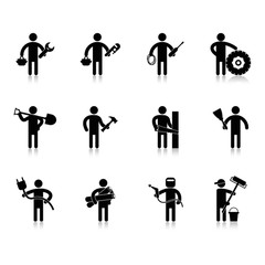 Collection of various occupation.