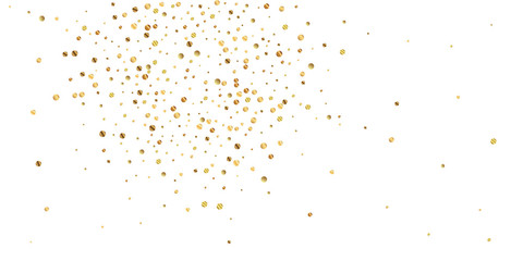 Sparse gold confetti luxury sparkling confetti. Sc