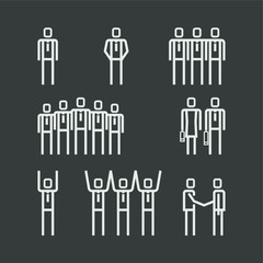 outline of people