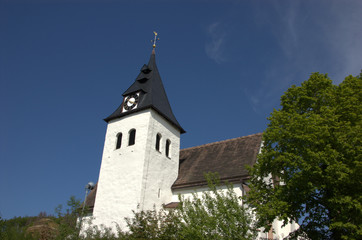 Fototapeta na wymiar Old church in Kalletal-Talle