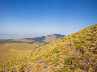 walk through the Sierra Nevada mountains 