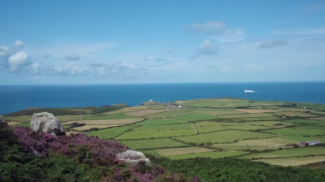 View from Strumble Head Fishguard Pembrokeshire Wales 