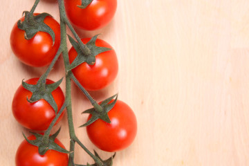 red ripe Pachino tomatoes