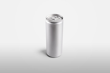 Mockup of an empty carbonated drink bottle, with realistic shadows, for presentation of design and...