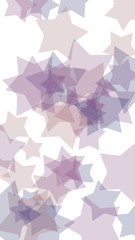 Obraz premium Gray translucent stars on a white background. Vertical image orientation. 3D illustration
