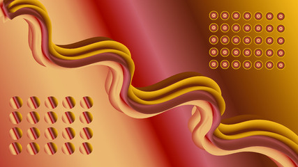abstract vector background with circles