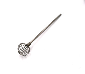 Egg beater isolate on white background. A hand tool that is used to manually mix and beat eggs or other similar ingredients