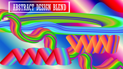 abstract background with rainbow