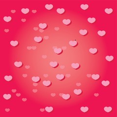 love hearts background
