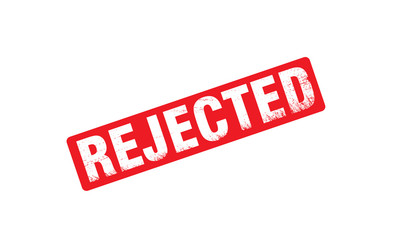 Rejected rubber stamp vector image, Rejected