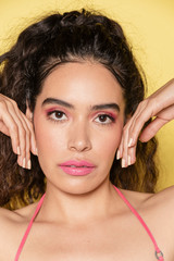 Naklejka premium Portrait of a beautiful model