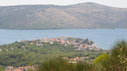 Fototapeta na wymiar Croatian village on coast