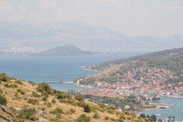 Obraz premium Croatian village on coast