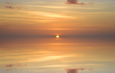 sunset caribbean sea