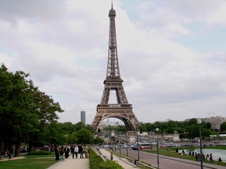 Fototapeta na wymiar Best view of Eiffel tower from home