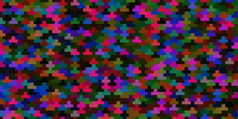 Dark Pink, Green vector background with rectangles. Rectangles with colorful gradient on abstract background. Modern template for your landing page.