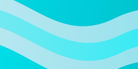Light BLUE vector texture with wry lines. Bright sample with colorful bent lines, shapes. Smart design for your promotions.