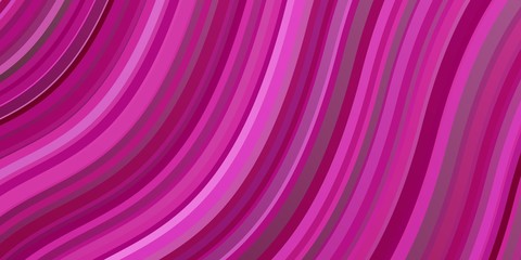 Light Pink vector background with bows. Abstract illustration with gradient bows. Template for your UI design.