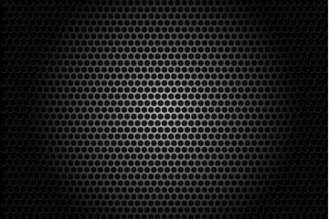 Illustration of a black metallic texture for the background.