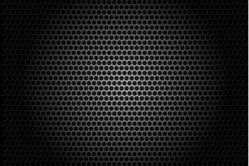 Illustration of a black metallic texture for the background.