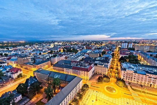 High Angle View Of Cityscape At Dusk © jan fries/EyeEm