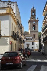 Fototapeta na wymiar Old Church in the centre of Seville